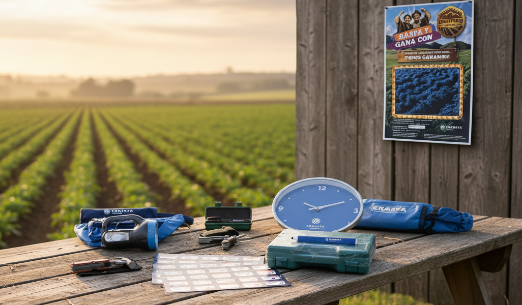 Productos promocionales brandeados.