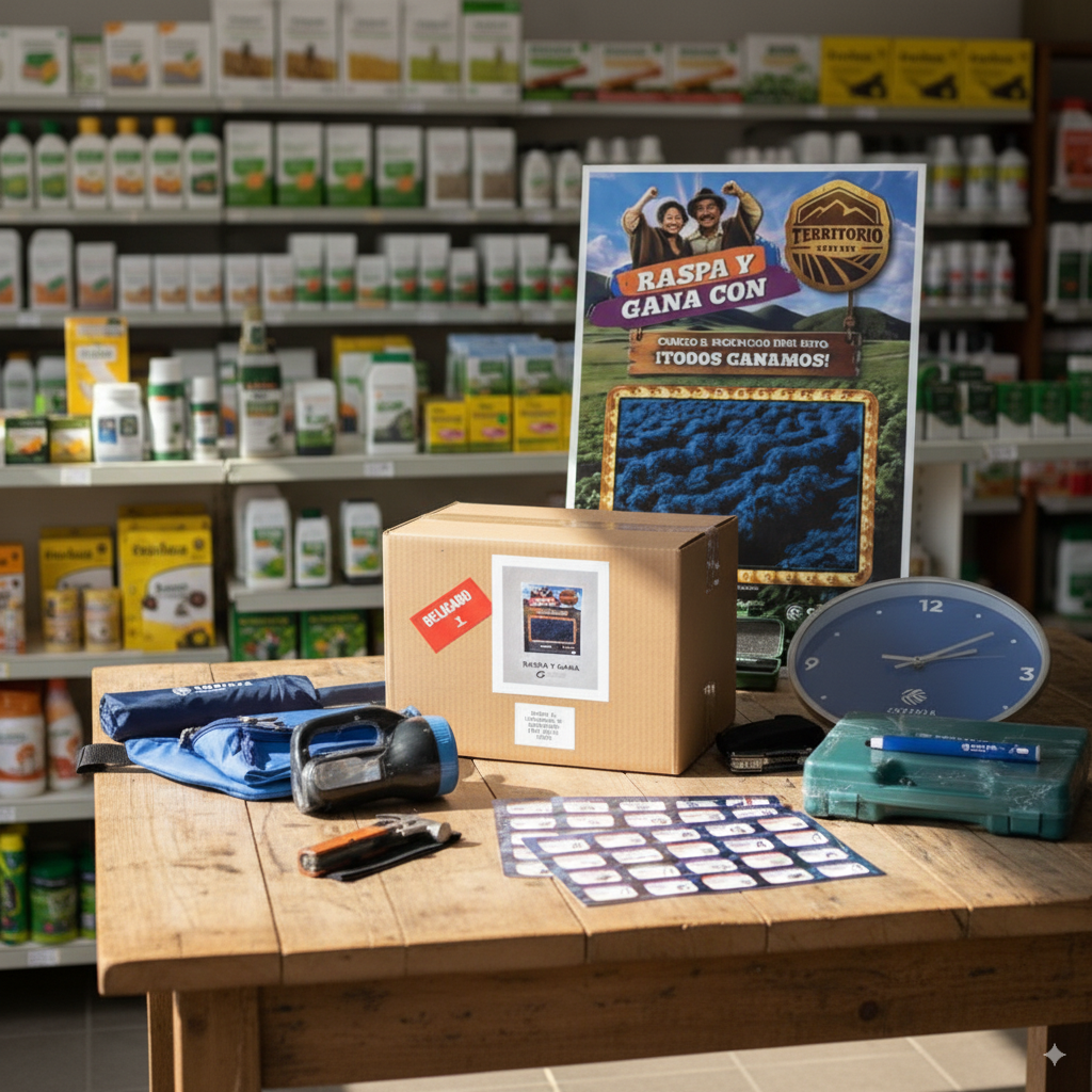 Centro de distribución con paquetes listos.