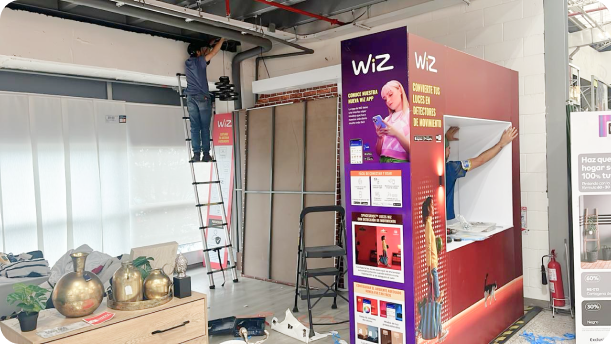 Construcción del showroom 1